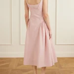 Solira Seersucker Midi Dress Thumbnail 2