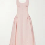 Solira Seersucker Midi Dress Thumbnail 3
