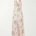 Floral-print Silk-crepe Midi Dress Thumbnail 3