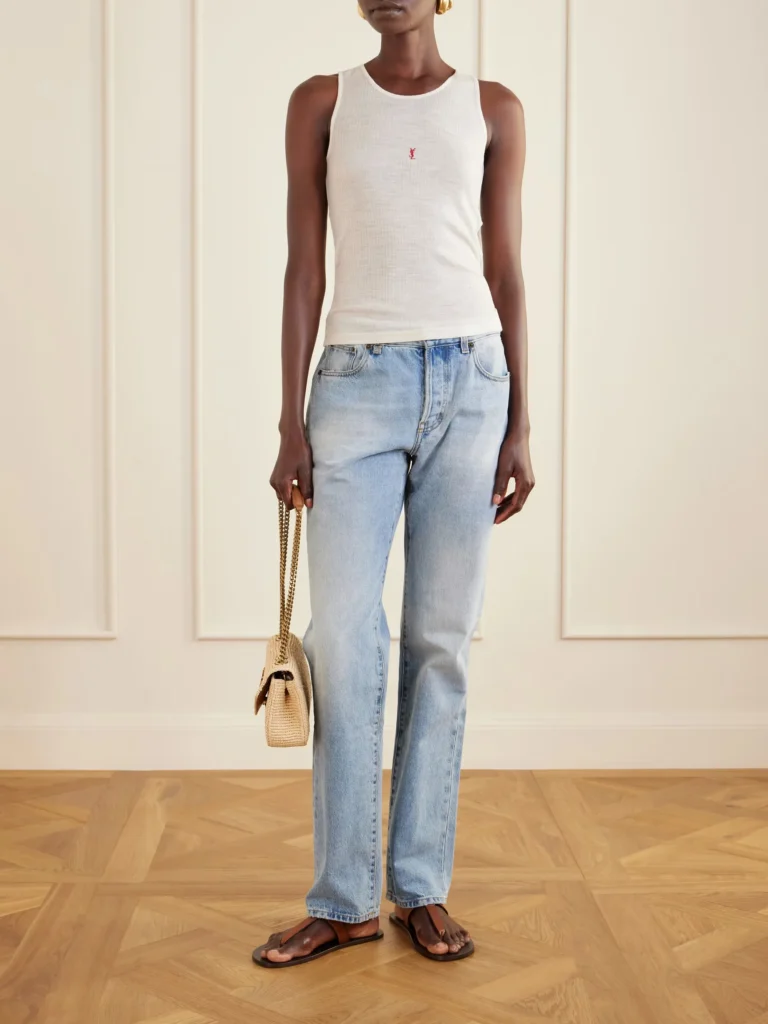 Loulou Mini Raffia Shoulder Bag Full Size Image 2