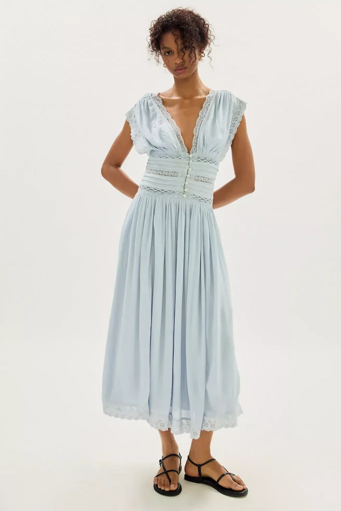 Swimming Across The Sky Midi Dress Full Size Image 4