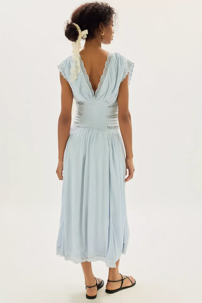 Swimming Across The Sky Midi Dress Full Size Image 2