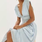 Swimming Across The Sky Midi Dress Thumbnail 1