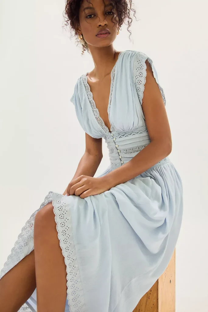 Swimming Across The Sky Midi Dress Full Size Image 1