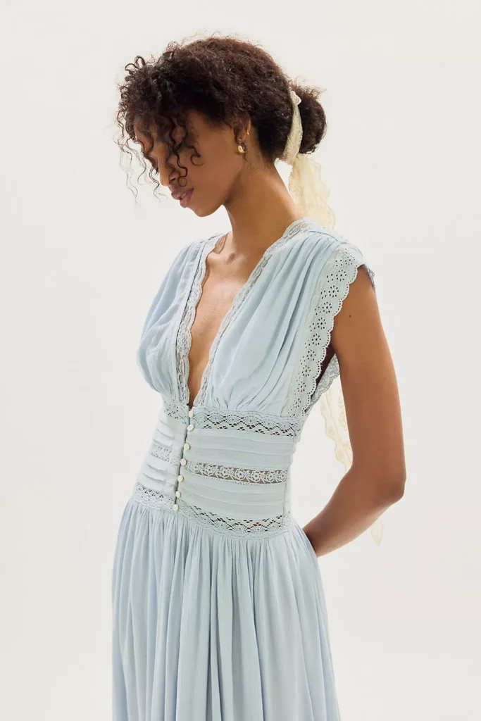 Swimming Across The Sky Midi Dress Full Size Image 3
