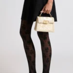 Mini Vsling Embroidered Moire Top Handle Bag Thumbnail 5