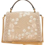 Mini Vsling Embroidered Moire Top Handle Bag Thumbnail 4