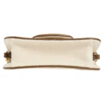 Small Loco Embroidered Linen Shoulder Bag Thumbnail 4