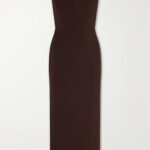 Off-the-shoulder Crepe Midi Dress Thumbnail 4