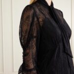 Tie-Detailed Lace Mini Dress Thumbnail 2