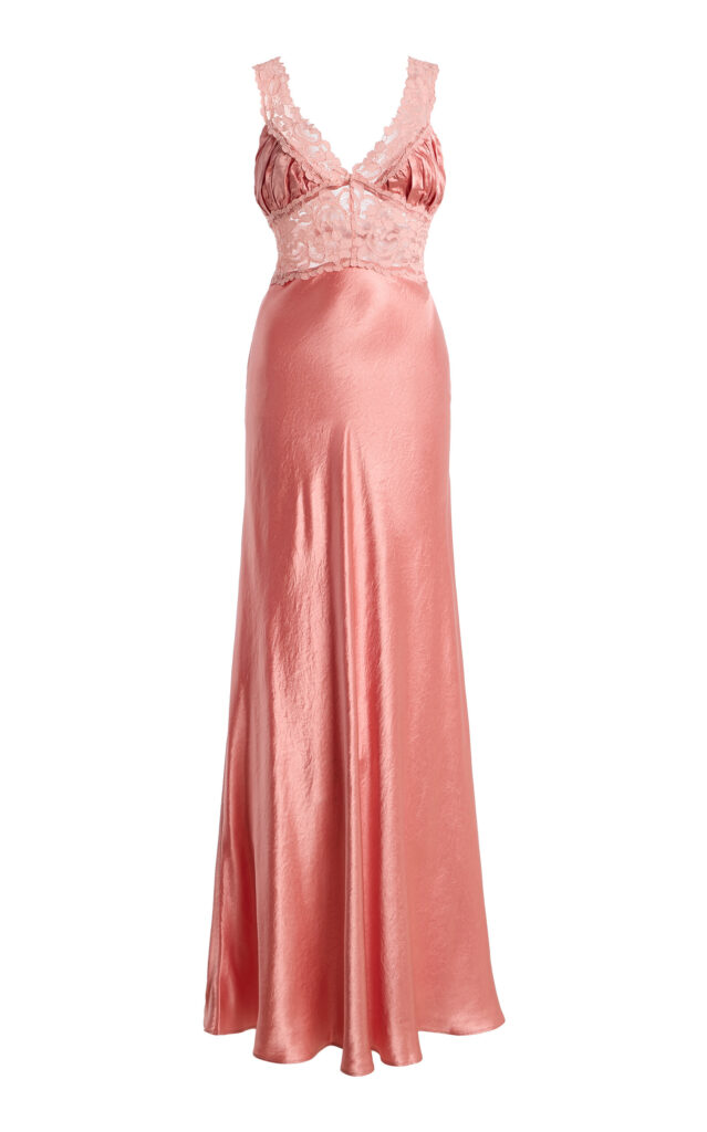Exclusive Eveline Satin Maxi Dress Full Size Image 2