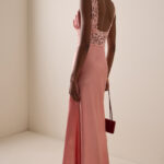 Exclusive Eveline Satin Maxi Dress Thumbnail 4