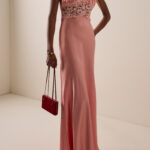 Exclusive Eveline Satin Maxi Dress Thumbnail 1