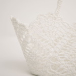 Floral Crochet Grab Handle Tote Bag Thumbnail 3