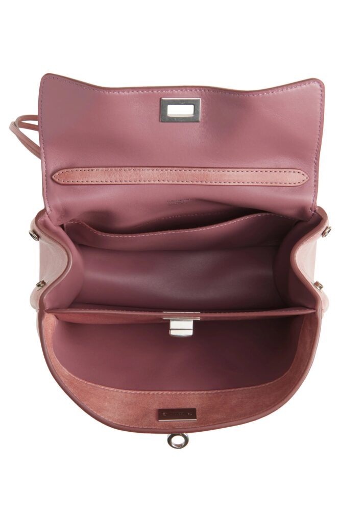 Mini Rodeo Lambskin Leather Top Handle Bag Full Size Image 3