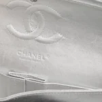 Medium Classic Double-flap Metallic-leather Shoulder Bag Thumbnail 3