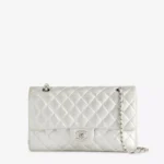 Medium Classic Double-flap Metallic-leather Shoulder Bag Thumbnail 1