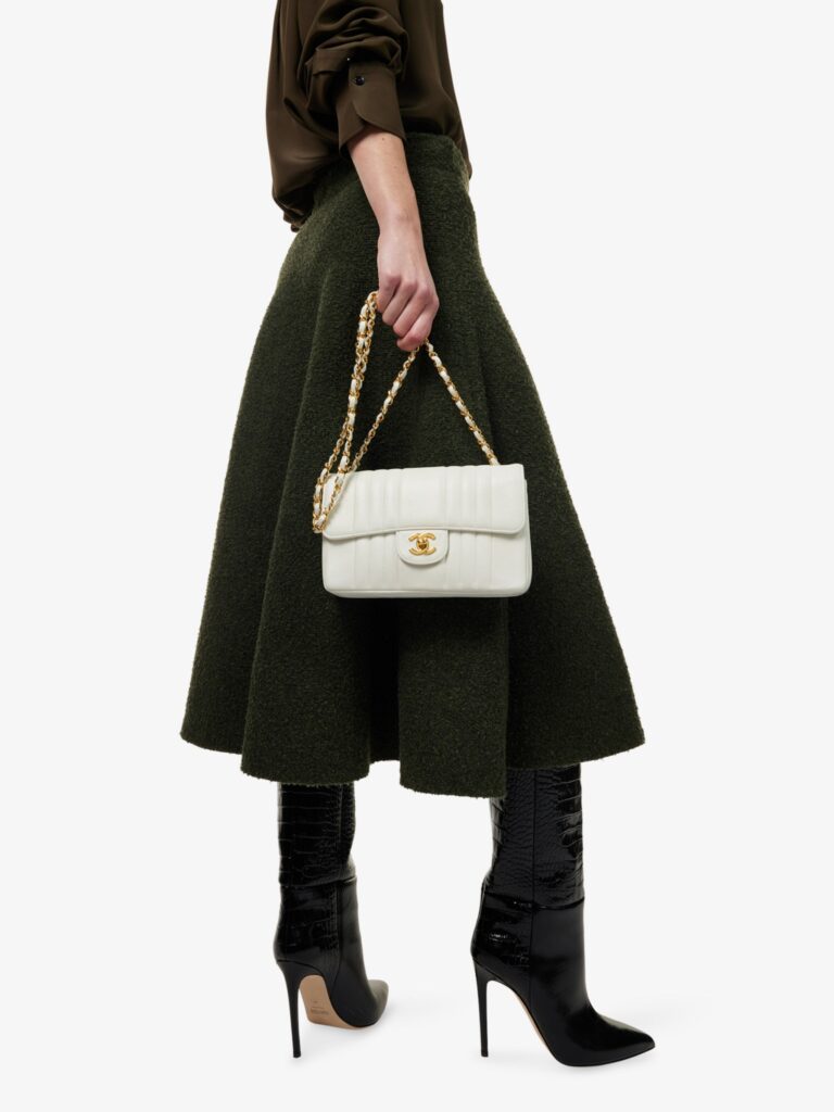 Small Flap Leather Shoulder Bag Full Size Image 6