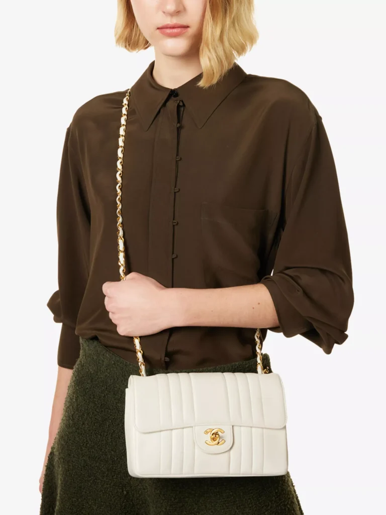 Small Flap Leather Shoulder Bag Full Size Image 3