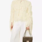 Small Metallic Iridescent Pearl CC Crystal Single Flap Bag Thumbnail 3