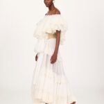 Long Ruffled in Cotton Voile Thumbnail 4