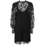 Long Sleeve Mini Dress in Lace Thumbnail 2