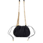 Plisse Shoulder Bag with Chain Thumbnail 1