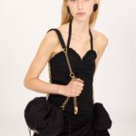 Plisse Shoulder Bag with Chain Thumbnail 4