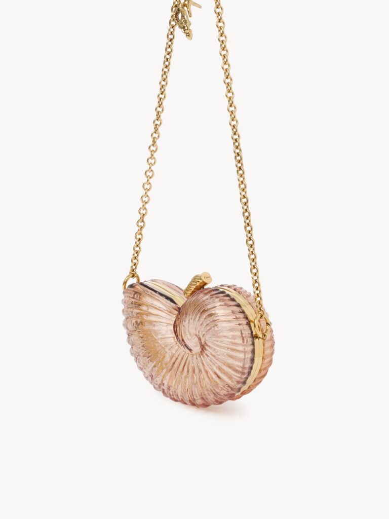 Sea Treasures Shell Minaudiere in Plexiglass Full Size Image 4