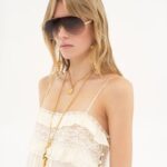 Sleeveless Long Dress in Silk Charmeuse Thumbnail 4