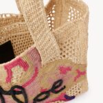 Summer Banana East-West Tote Bag in Raffia Thumbnail 3
