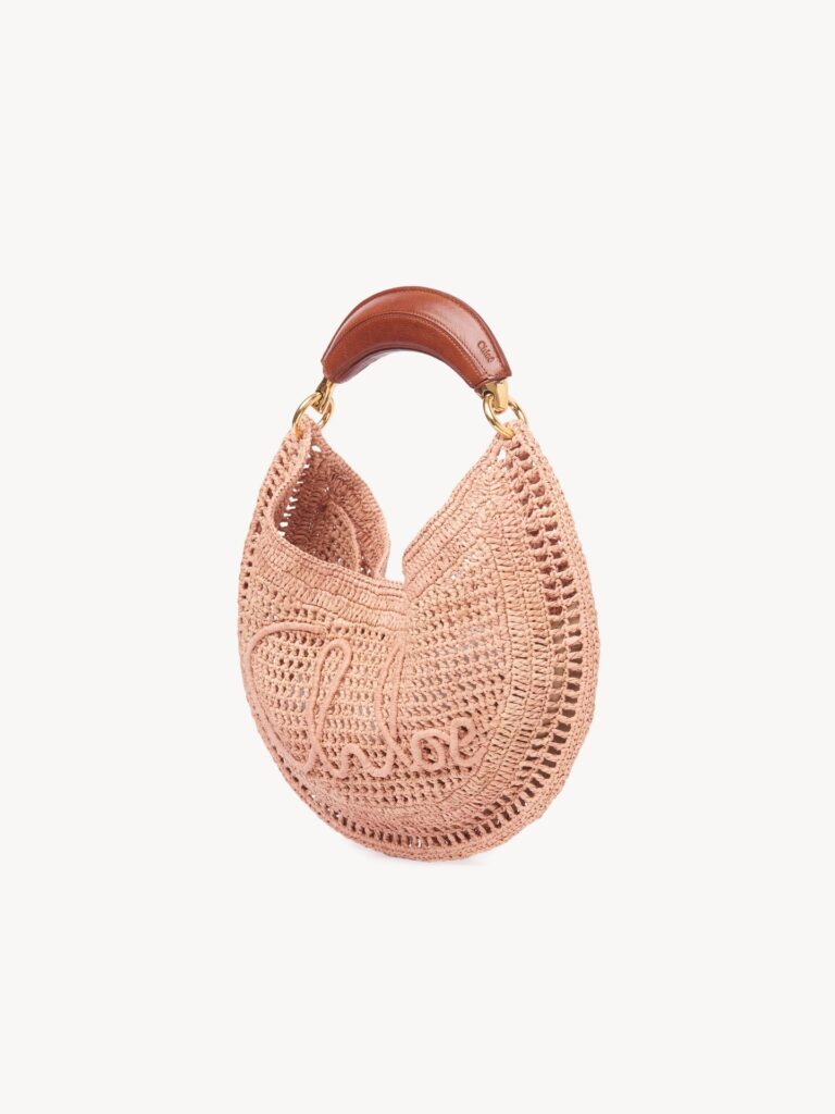 Summer Banana Hobo Bag in Raffia Full Size Image 5