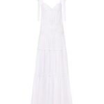 Tiered Long Dress in Cotton Voile Thumbnail 2