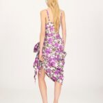 Wrapped Midi Dress Bustier in Cotton Poplin Thumbnail 3