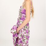 Wrapped Midi Dress Bustier in Cotton Poplin Thumbnail 4