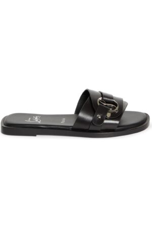 CHRISTIAN LOUBOUTIN Her in Roma Mule Flat