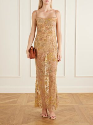 CLIO PEPPIATT Solea Embellished Tulle Gown