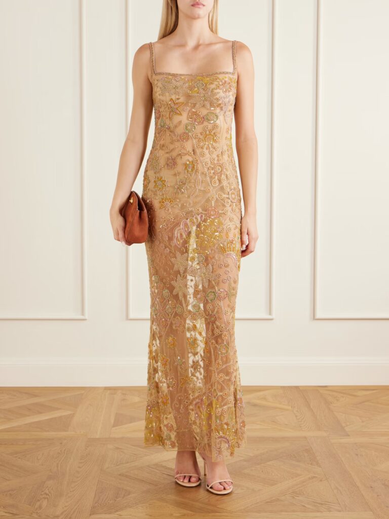 Solea Embellished Tulle Gown Full Size Image 1