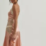 Lani Silk Midi Dress Thumbnail 2