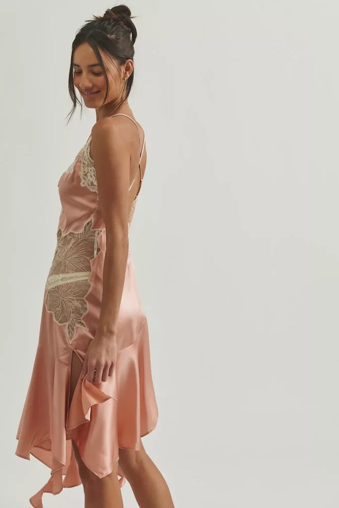 Lani Silk Midi Dress Full Size Image 2