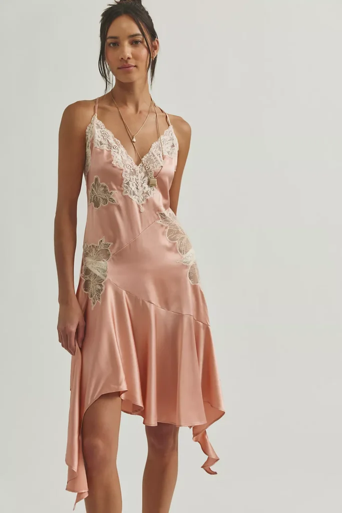 Lani Silk Midi Dress Full Size Image 1