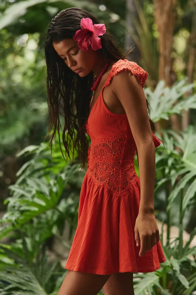 Norla Cotton Mini Dress Full Size Image 3