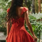 Norla Cotton Mini Dress Thumbnail 4