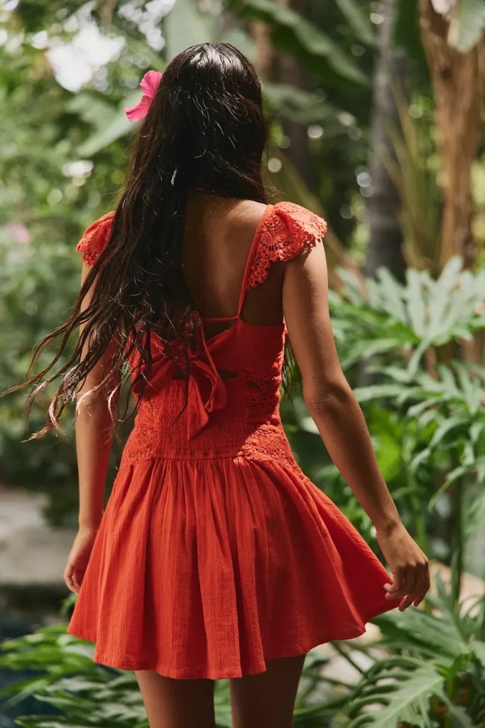 Norla Cotton Mini Dress Full Size Image 4