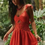 Norla Cotton Mini Dress Thumbnail 2