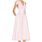 Fairweather Midi Dress in Stretch Cotton Sateen Thumbnail 3