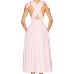 Fairweather Midi Dress in Stretch Cotton Sateen Thumbnail 2