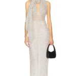 The Scarf Dress in Printed Silk Chiffon Thumbnail 1