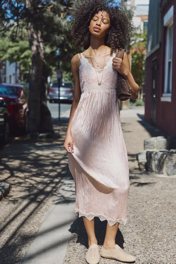 Table for Two Midi Slip Dress Full Size Image 5