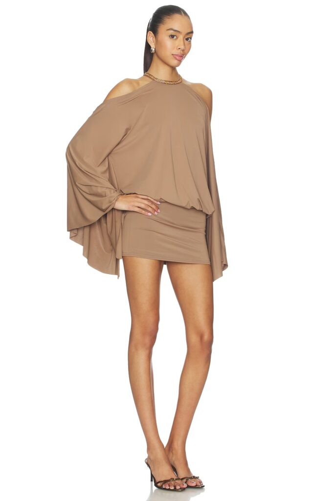 Backless Embellished Mini Dress Full Size Image 2
